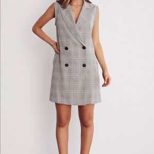 Vetta Capsule Medium Blazer Vest  Dress Zipper Detachable Sleeves